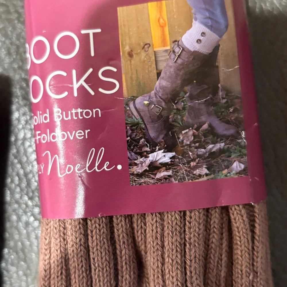 Simply Noelle set of two boot socks